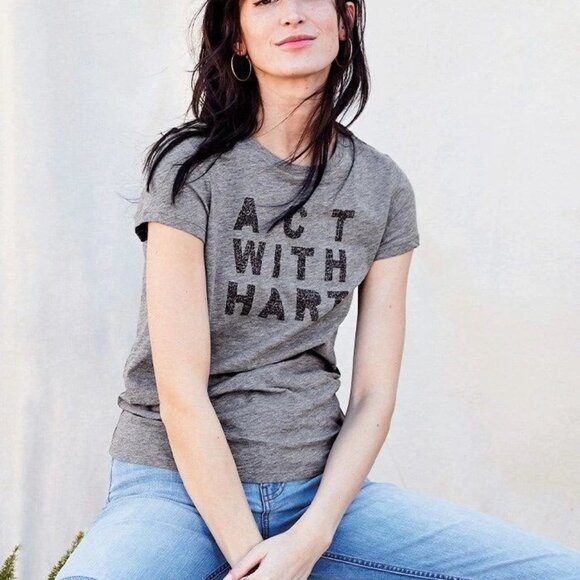 Matilda Jane Tops - Matilda Jane Gray Graphic Tee - Act With Hart